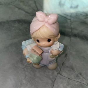 Antique Cleaning Girl Precious Moments Doll